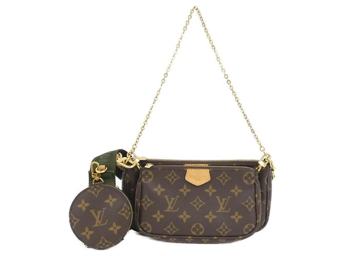 Louis Vuitton Monogram Multi Pochette Accessoires M44813 Marrom Monograma