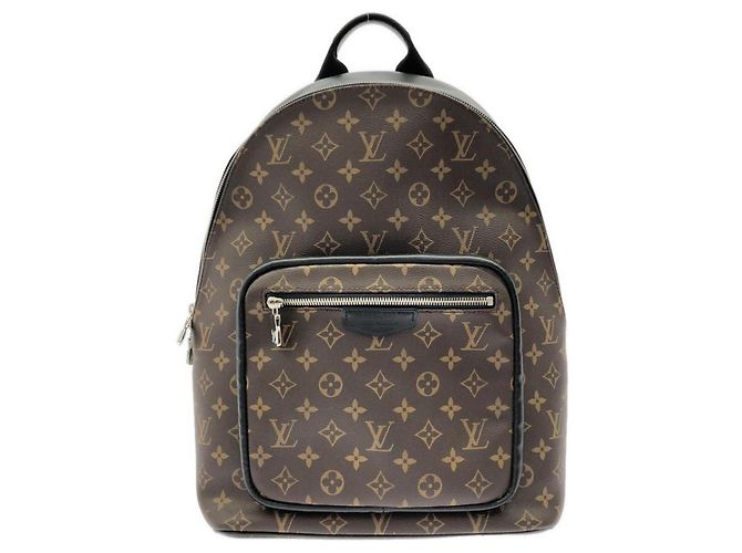 Mochila Louis Vuitton Monogram Macassar Josh Marrom Monograma