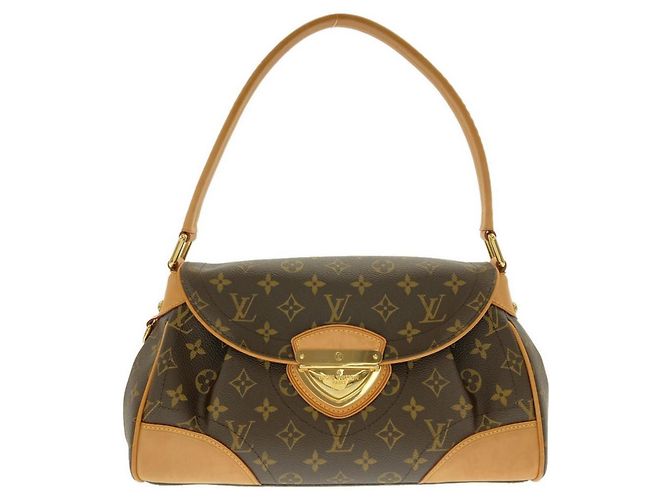 Borsa a Spalla Louis Vuitton Monogram Beverly MM Marrone Monogramma
