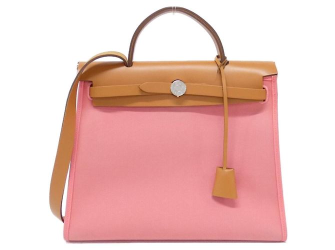 Hermès Hermes Herbag Zip PM Handbag Pink