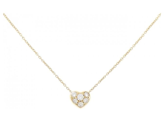 Tiffany & Co Collana Tiffany Pave Heart D'oro