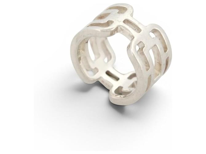 Hermès HERMES ARCANE GM RING SIZE 53 IN 925 STERLING SILVER 10.2GR + SILVER RING CASE Silvery 