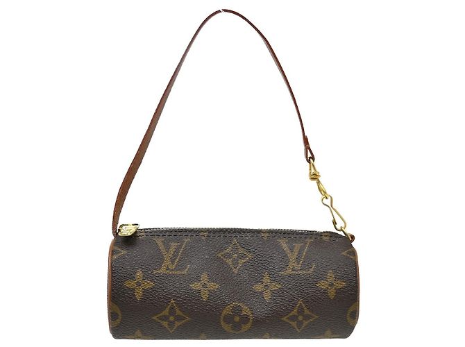 Louis Vuitton Papillon Pochette Monogram Canvas Mini Marron