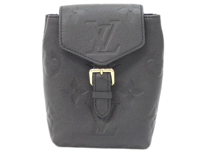 Louis Vuitton Monogram Empreinte Tiny Backpack Black