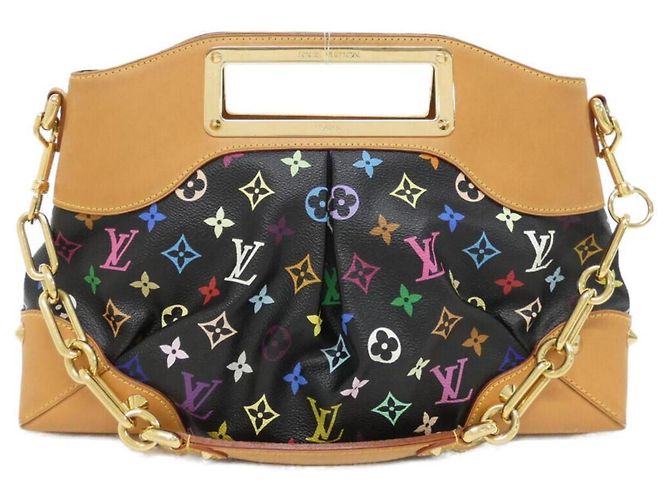 Borsa Louis Vuitton Multicolor Judy MM M40256 Nero Multicolore