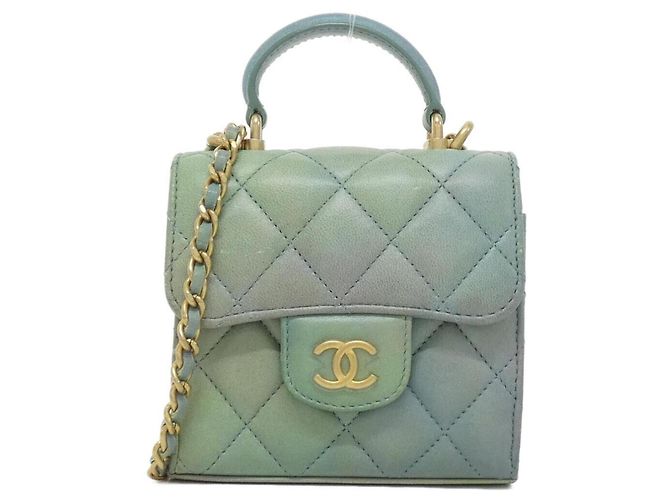 Borsa a Spalla Chanel AP2682 Verde