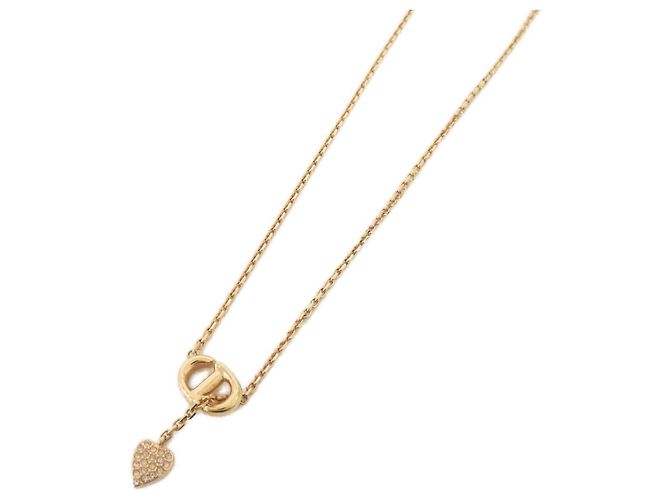 Christian Dior CD Navy Halskette Golden