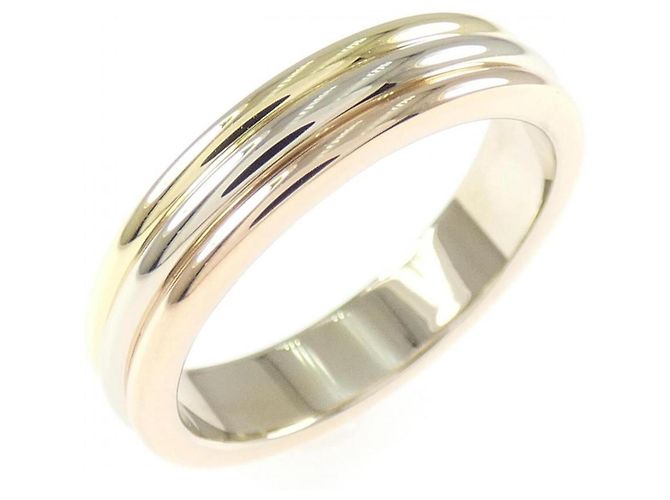 Cartier Dreifarbiger Ehering Silber Golden