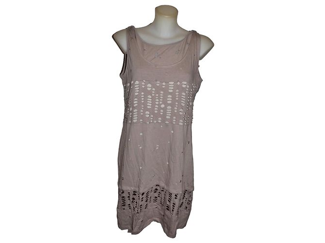See By Chloé Vestido de Algodón Beige