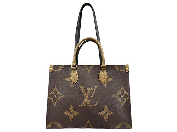 Sac cabas Louis Vuitton OnTheGo MM Monogram Giant Marron
