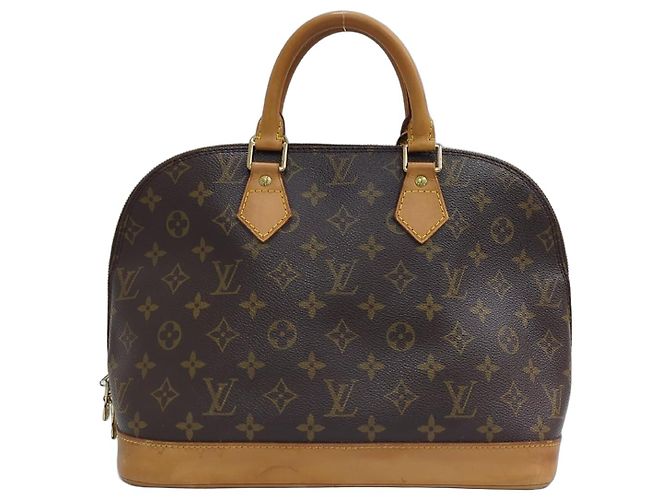 Sac à main Louis Vuitton Alma Monogram Canvas PM Marron