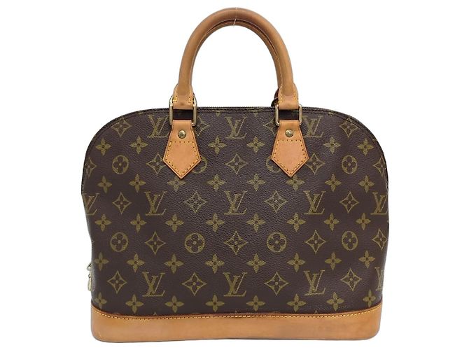 Bolsa Louis Vuitton Alma Monogram Canvas PM Marrom