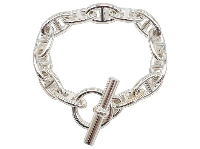 Hermès Pulsera de plata Chaîne d'ancre GM, 13