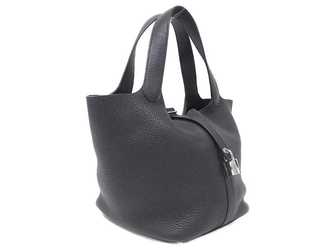 Hermès Sac à main Hermes Picotin Lock MM Noir