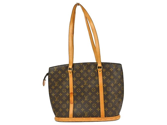 Borsa Babylone Louis Vuitton in tela Monogram Marrone