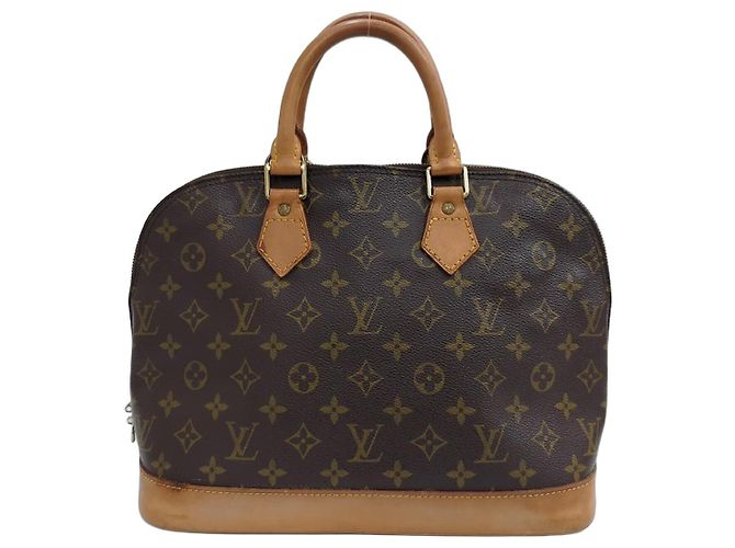 Bolsa Louis Vuitton Alma Monogram Canvas PM Marrom