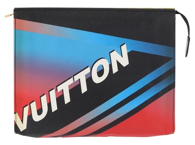 Louis Vuitton Necessaire Edição Limitada Race Print Canvas 26 Multicor