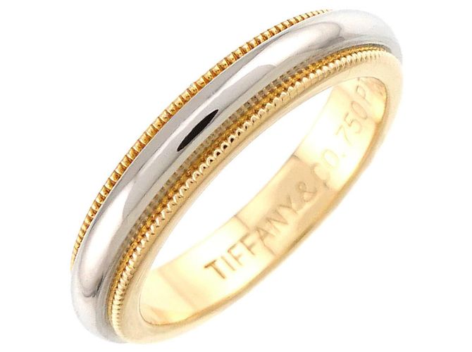 Anillo de banda Milgrain Tiffany & Co.