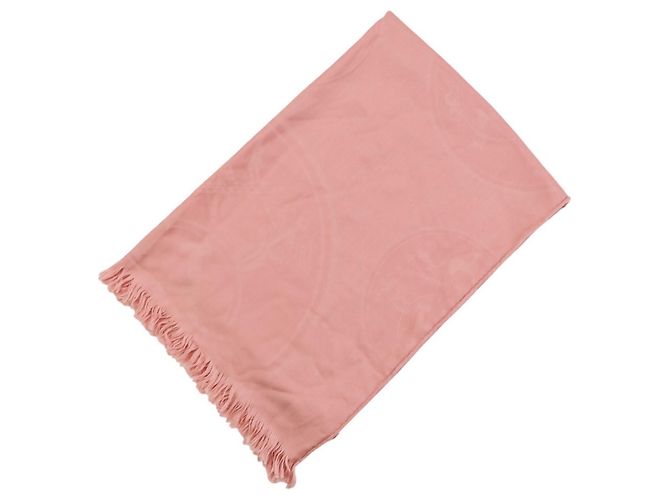 Hermès Chal de cachemir Hermes New Libris Rose Poudre Rosa
