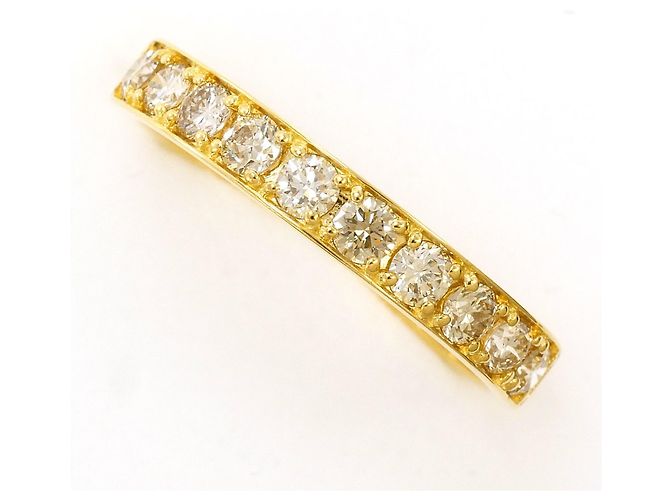 Autre Marque 18K Gelbgold Diamantring Golden