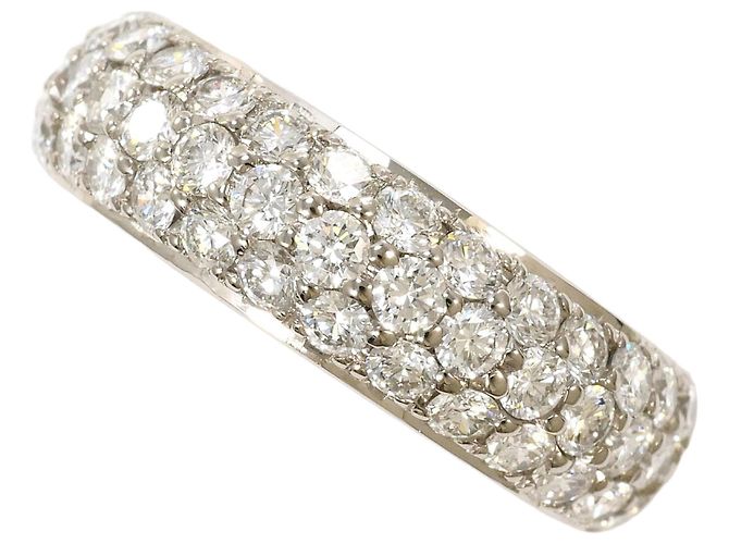Autre Marque 18K Weißgold Diamantring Golden