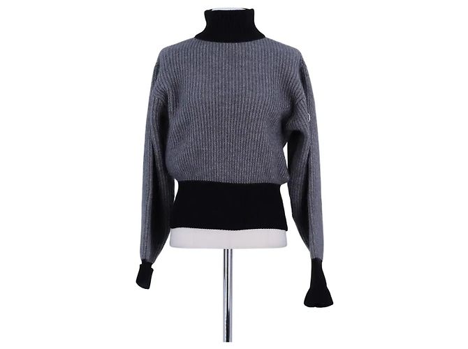 Fusalp Anthrazitfarbener Pullover Anthrazitgrau 