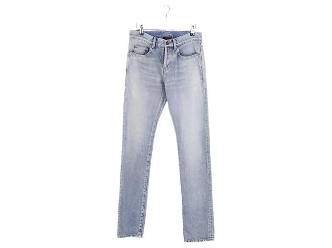 Saint Laurent Vaqueros rectos azules 