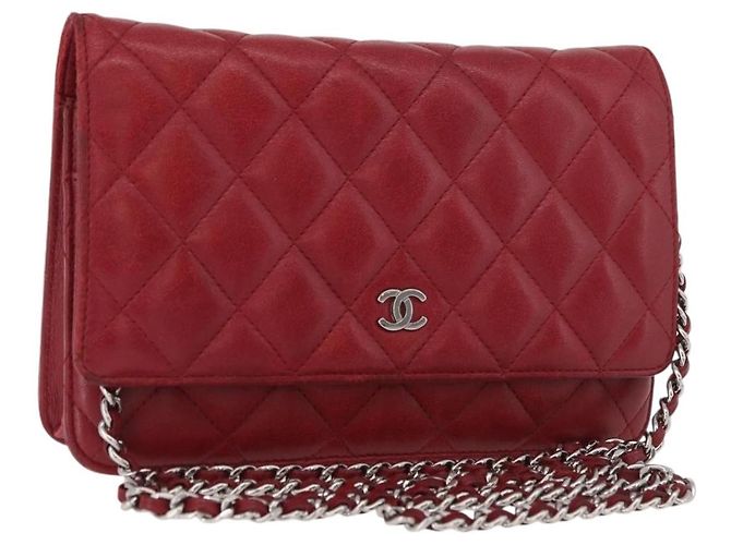 Wallet On Chain Portefeuille Chanel on Chain en cuir Multicolore