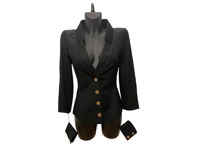 Timeless Blazer nero Chanel S/S 01 di Karl Lagerfeld