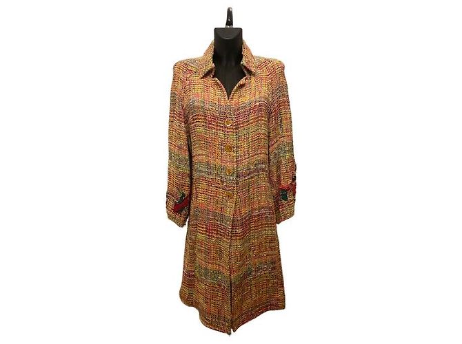 Abrigo largo de tweed Christian Lacroix