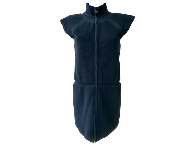 Abito in spugna nero Chanel