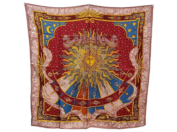 Hermès Hermes Carré 90 Seta multicolore 90 x 90