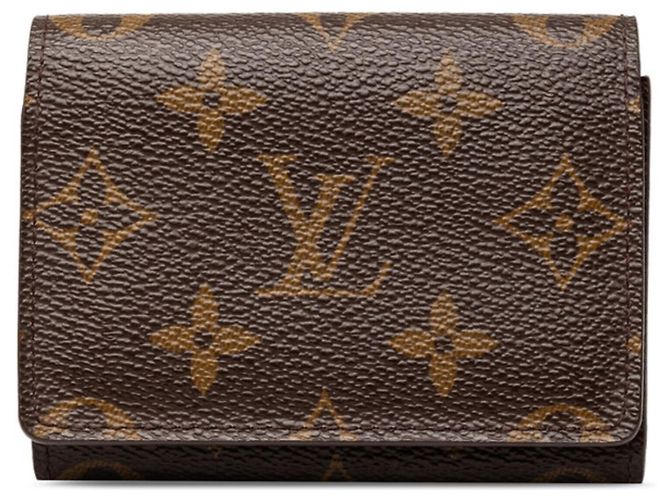 Louis Vuitton Monogram Card Case Brown