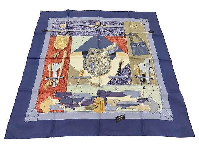 Hermès Hermes Carré 90 Seta multicolore 90 x 90