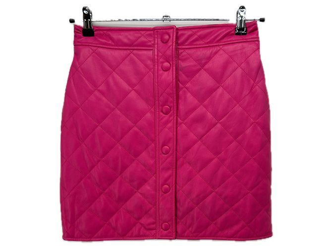 Saia acolchoada rosa Msgm 