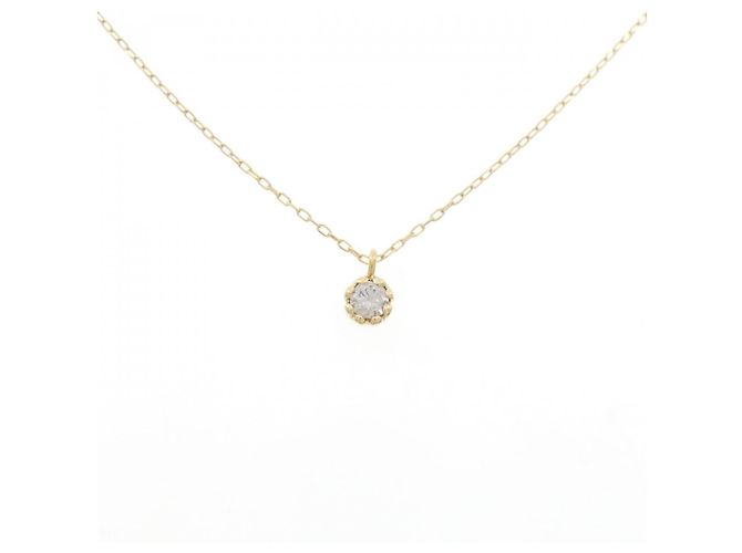 Autre Marque Collana con Diamanti Au750 D'oro
