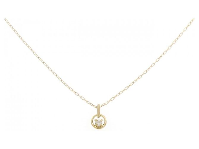 Autre Marque Collana con diamante Au750 D'oro