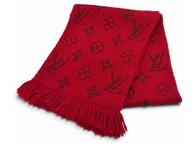 Sciarpa Louis Vuitton Logo Mania Rosso
