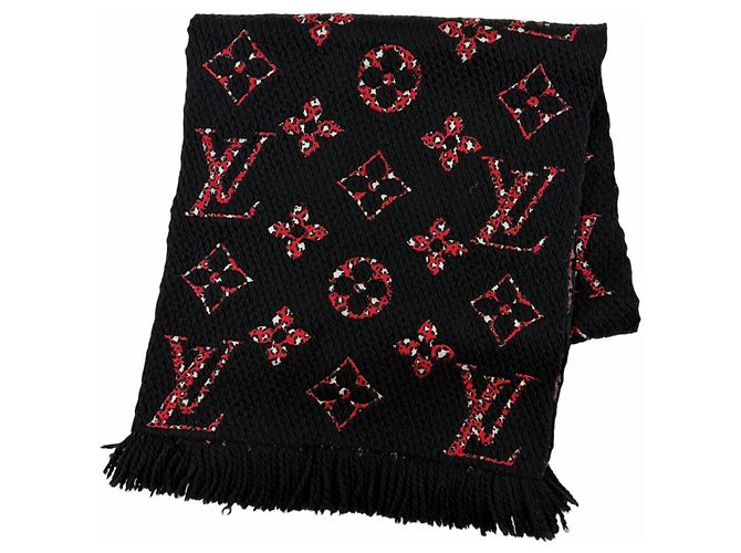 Stola Louis Vuitton Giant Monogram Jungle Nero