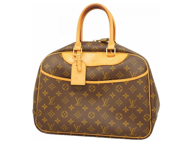 Borsa Louis Vuitton Monogram Deauville Marrone