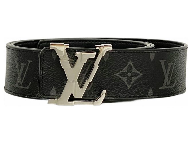Louis Vuitton Monogram Eclipse LV Pixel Reversible Belt Brown Black