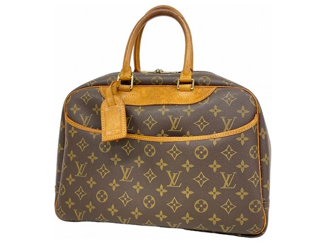 Borsa Louis Vuitton Monogram Deauville Marrone