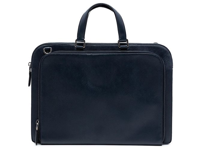 Valigetta Prada Blue Saffiano Blu navy 