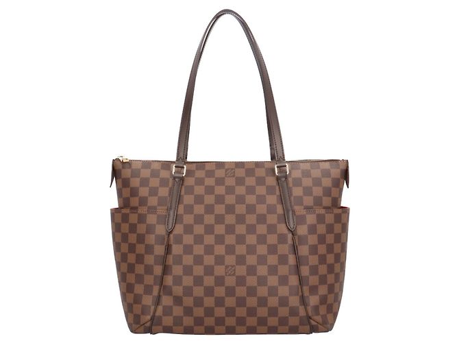 Bolsa Tote Louis Vuitton Totally MM Damier Marrom