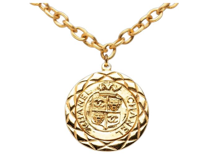 Collana Chanel Coco Mark Lion Crown D'oro