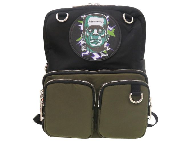 Zaino Prada Frankenstein Universal Collaboration Nero Cachi
