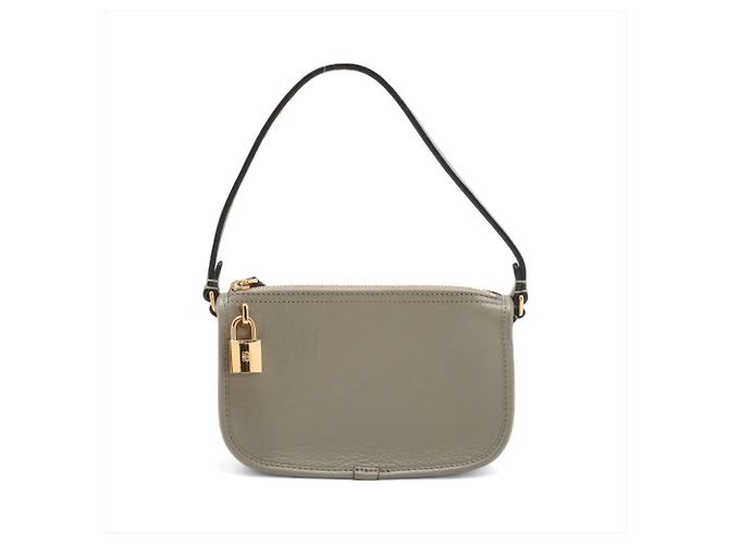 Bolsa de mão em couro cinza Loewe Marrom