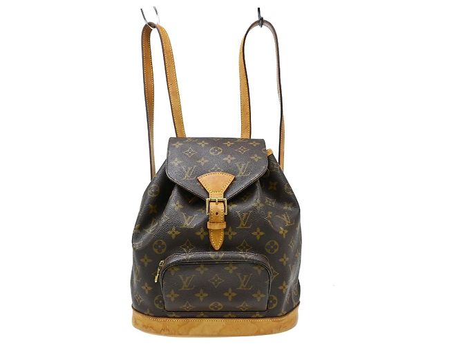 Louis Vuitton Montsouris Backpack Monogram Canvas MM Brown