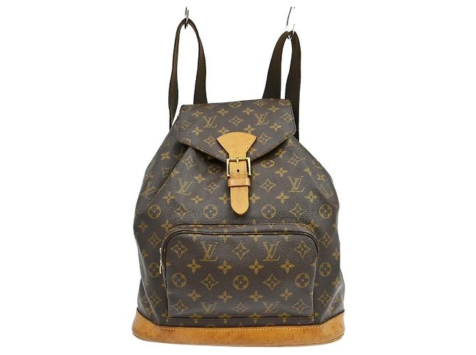 Louis Vuitton Montsouris Backpack Monogram Canvas GM Brown