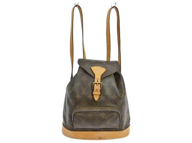 Louis Vuitton Montsouris Backpack Monogram Canvas MM Brown